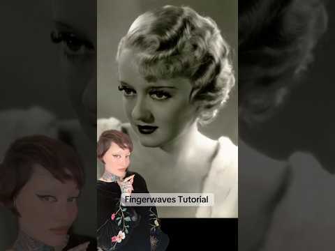 Finger Waves Tutorial ✨