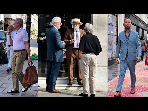 Street Fashion: Bright Men's Style on a Sunny Day