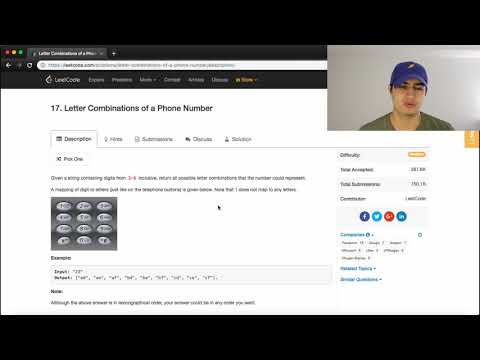 Letter Combinations of a Phone Number