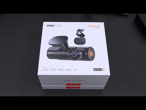 Vantrue N4 Pro S 4K 3 Channel Dash Cam w/Triple STARVIS 2, 4K+1080P+2.5K Front Inside Rear