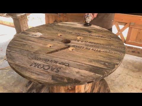 Simple Useful Wood Recycling Ideas // Turn Discarded Wooden Cable Rolls Into Valuable Items