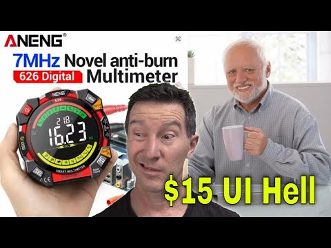 EEVblog 1704 - WTF? The ANENG 626 Multimeter REVIEW