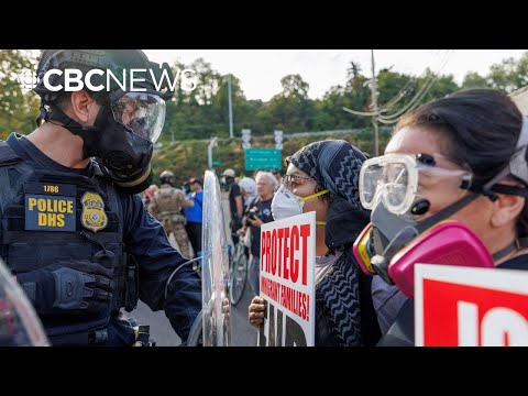Hundreds protest in Portland after U.S. military deployment to city