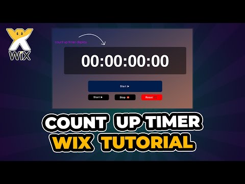 WIX Tutorial: Add A Simple Count Up Timer To WIX Website | STEP-BY-STEP Wix Ideas