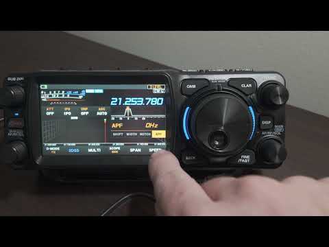 Yaesu FTX-1 Field - Setting up for CW POTA
