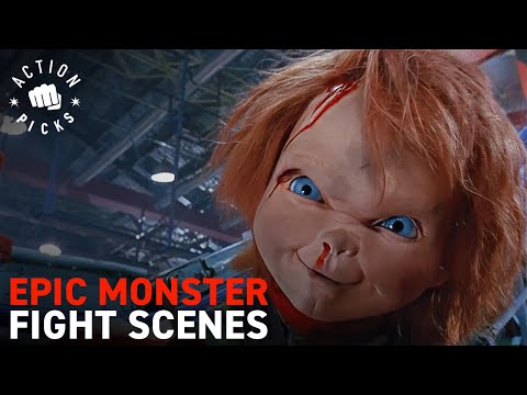 4 Epic Monster Fights | The Great Wall,  Hulk, Tremors, Child's Play 2