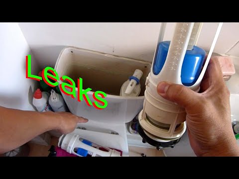 How to Fix a Modern Toilet Cistern - Leaks into Bowl non-stop
