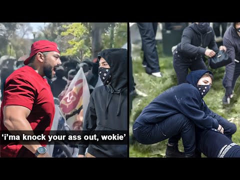 Man FIGHTS BACK Against Aggressive Woke Mob...