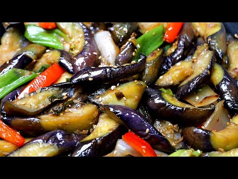 물컹거리지 않는 가지볶음, 이 방법은 보물입니다