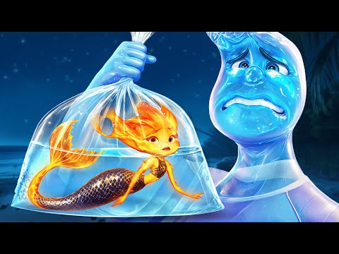 ЭМБЕР стала РУСАЛКОЙ! Эмбер и Уэйд из Элементарно появились дети! Родительские Лайфхаки!