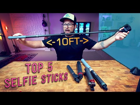 Top 5 Selfie Sticks for GOPRO or any Action Cameras! 👏