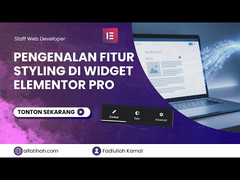 Part 3 | Pengenalan Fitur Styling di Widget Elementor Pro
