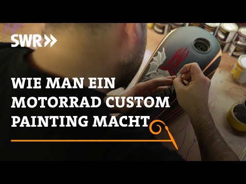 Wie man ein Motorrad Custom Painting macht | SWR Handwerkskunst