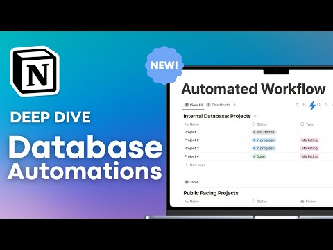 Database Automations DEEP DIVE! | What's New, Basics to Advanced Notion Tutorial
