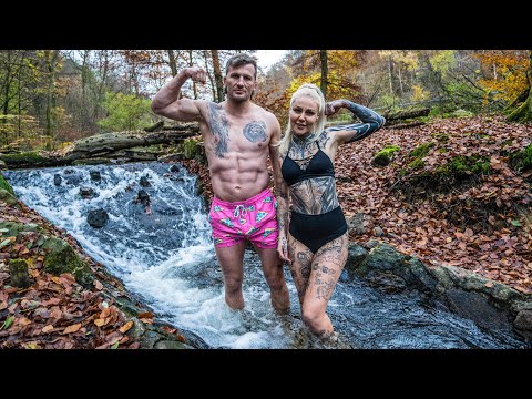 Eisbad und Training mit der fittesten Tätowiererin Deutschlands