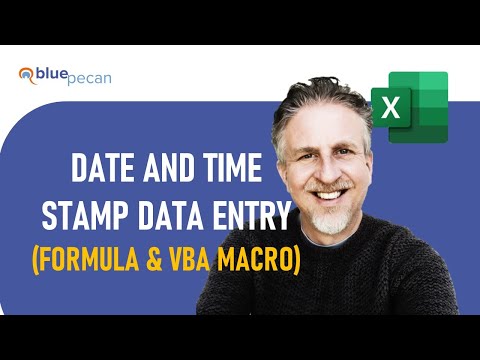 Excel Automatically Date and Time Stamp When Data is Entered but Don't Change When Data is Modified