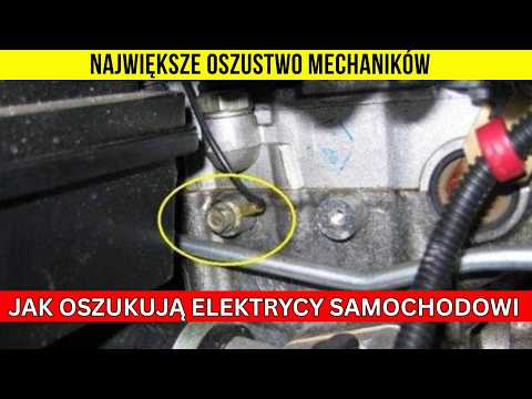 STOP! Zanim zapłacisz mechanikowi choćby złotówkę, sprawdź TEN JEDEN przewód.