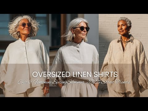 👚 How to Style 🎀 Oversized Linen Shirts: Chic & Feminine Spring/Summer 2026 Street Trends 🏙️