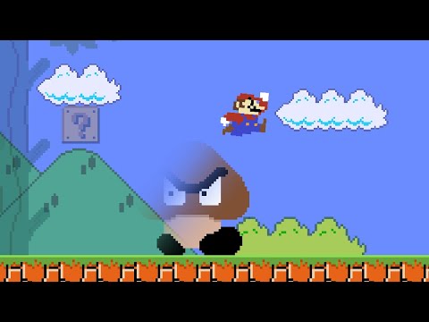 When everything Mario jumps on DISAPPEARS