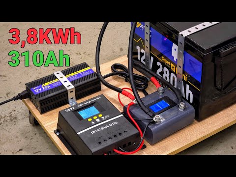 WattCycle 12V 280Ah LiFePO4 Smart Battery with Bluetooth Function