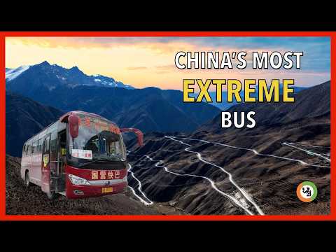 The Most Extreme Bus Journey in China - Tibet to Sichuan on National Road 318
