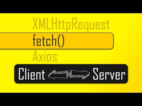 Sending JavaScript Http Requests with the fetch() API