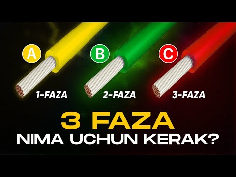 3 Faza nima uchun kerak? | Nima uchun elektr butun dunyo bo'ylab UCHTA sim orqali uzatiladi?