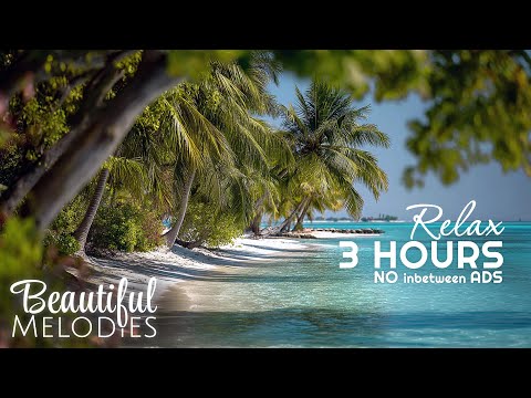 Relaxing Sleep Music with Ocean Waves & Gentle Piano Melodies