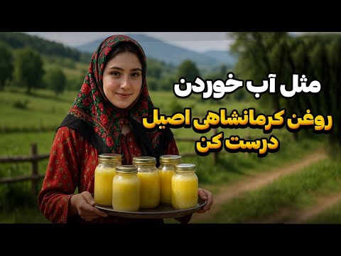 طرز تهیه روغن حیوانی کرمانشاهی اصل | در 20دقیقه و با کمترین هزینه