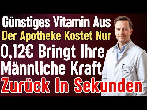 Das GÜNSTIGE VITAMIN das Ihre KRAFT und VITALITÄT nach 60 wiederherstellt