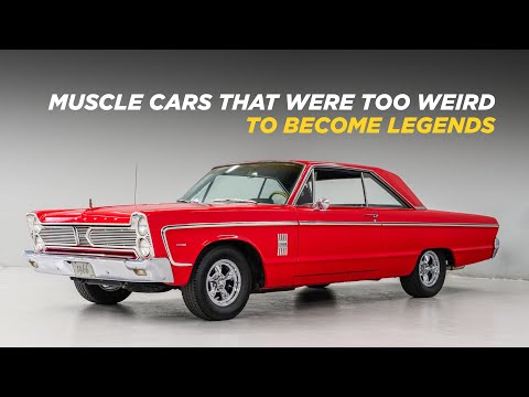 Muscle Cars That Were Too Weird to Become Legends!