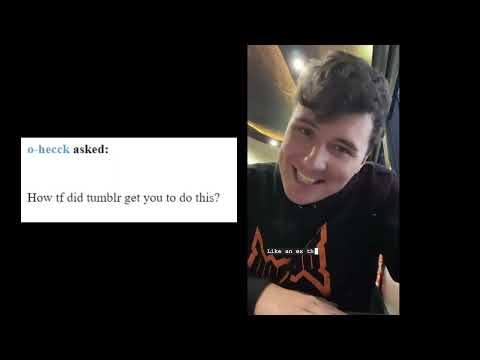 Dan Howell Tumblr Answer Time