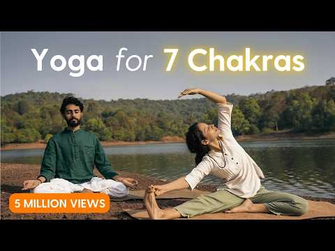 30 Mins Asanas & Meditation to activate the 7 chakras