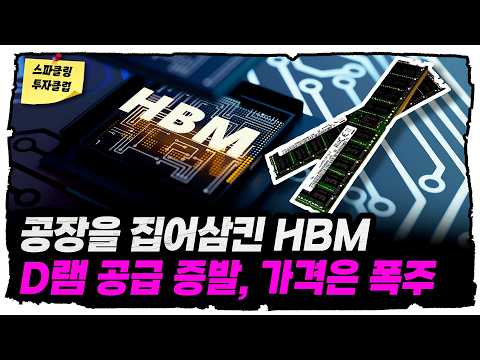 HBM is Growling Factories, DRAM Supply Evaporates! Prices Soar [Sparkling Investment Club]