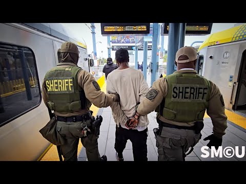 Sheriff Deputies Arrest Man During Safety Sweeps on Metro Trains