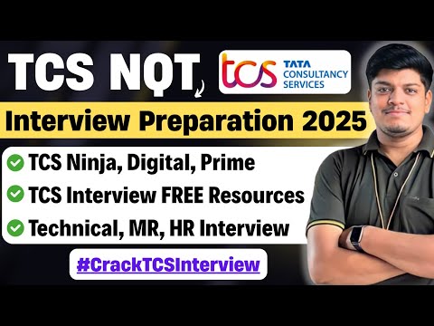🔥TCS NQT Interview Preparation 2025 | Free Resources | Ninja, Digital, Prime (TR, MR, HR) Questions