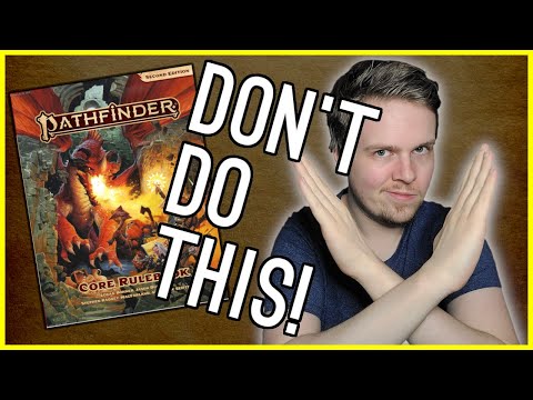 Top 5 GM MISTAKES in Pathfinder 2e