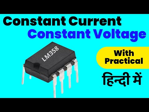 LM358 Constant Current And Voltage Regulator Circuit