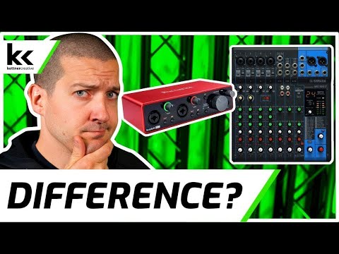 Audio Interface VS Mixer | Confused?