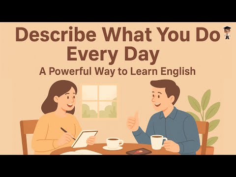 ☀️ Learn How to Describe Your Routine in English Easily | Daily English Conversation Practice