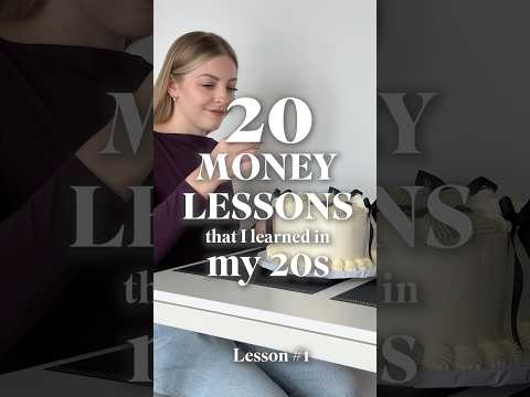 20 money lessons I’ve learned in my 20s ✨ #shorts