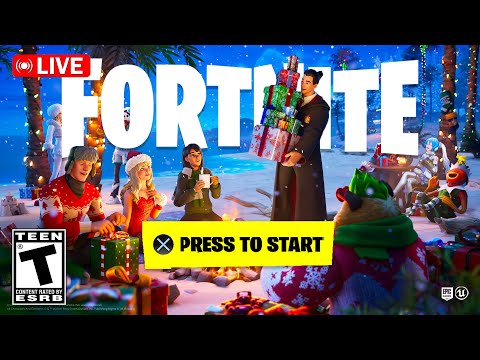 *NEW* FORTNITE WINTERFEST UPDATE OUT RIGHT NOW!! FREE PRESENTS, NEW MAP, BATTLE PASS & MORE! (LIVE)