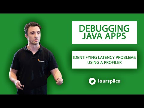Identifying latency problems in a Java app using a profiler