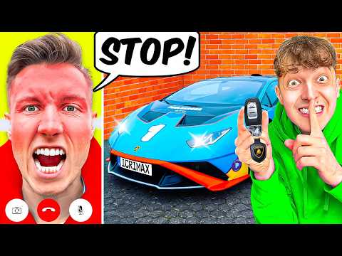 Ich KLAUE iCRIMAX LAMBORGHINI und ER RASTET AUS...