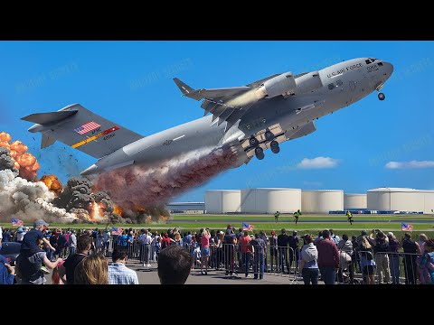 US Air Force C-17 Female Pilot Crew Takes Off Emergency Headed to Middle East