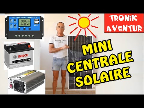 TRONIK AVENTUR 310 - STATION CENTRALE SOLAIRE photovoltaïque AUTONOME PANNEAU SOLAIRE 130W