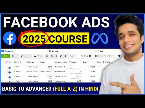 Facebook Ads Full Course 2025 FREE | Beginner to Advanced | Hindi