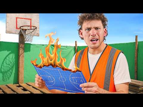 I Built A Basketball Court With No Instructions!