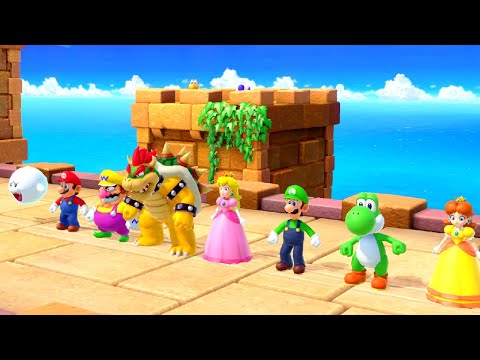 Super Mario Party - All Minigames With Bowser