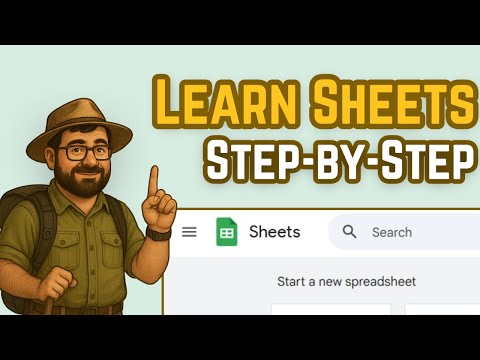 Google Sheets Tutorial for Beginners 📊 | Step-by-Step Walkthrough (2025)
